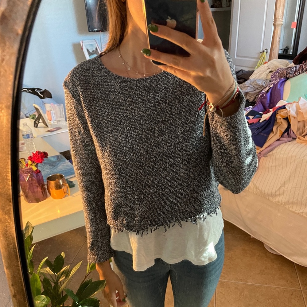 Adorable two layer blouse